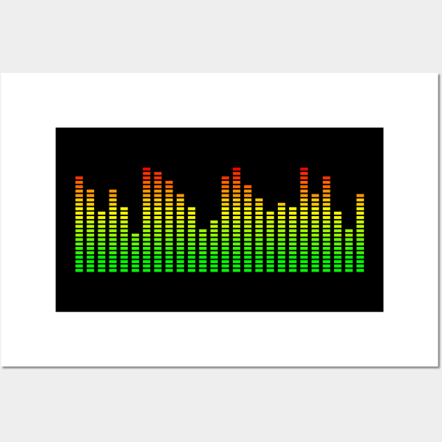 Music Equalizer Design Wall Art by Bohnenkern